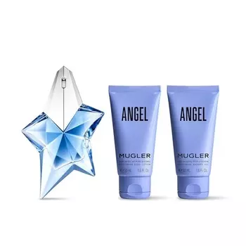 Mugler Angel Eau De Parfum Women'S Perfume Gift Set Ambery & Woody With Bergamot Praline And Patchouli Long Lasting Fragrance