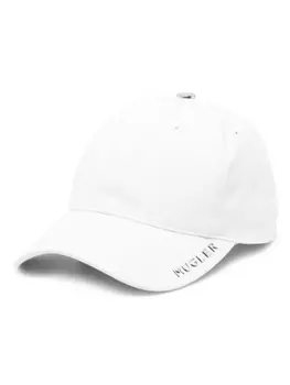 Mugler бейсболка с логотипом, белый