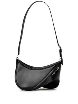 Mugler большая сумка-тоут Smooth Spiral, черный