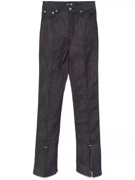 Mugler декорированные джинсы, синий