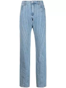 Mugler джинсы Snow Spiral, синий