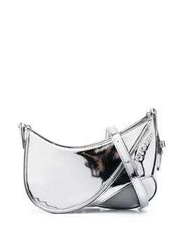 Mugler маленькая сумка на плечо Spiral Curve 01, серебристый
