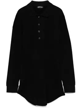 Mugler платье мини с корсетом, черный