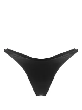 Mugler плавки бикини Star, черный