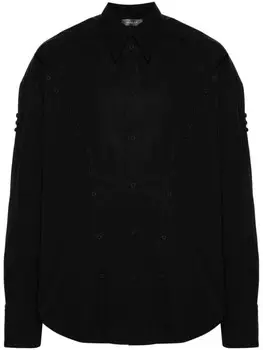 Mugler поплиновая рубашка, черный