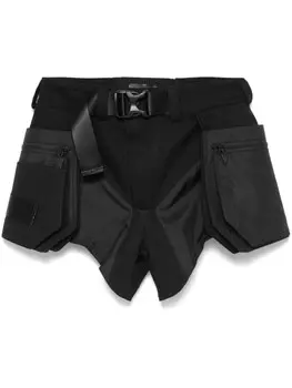Mugler шорты карго, черный