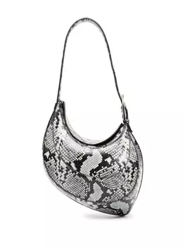 Mugler сумка на плечо Snake Spiral, нейтральный цвет
