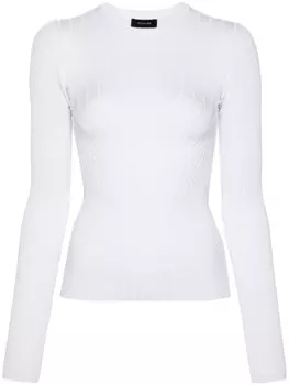 Mugler трикотажный топ, белый