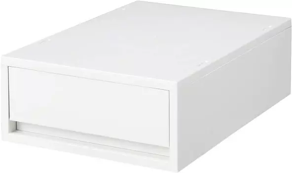 MUJI B3S7029 Кейс для хранения, г/м, белый/серый, White/Grey