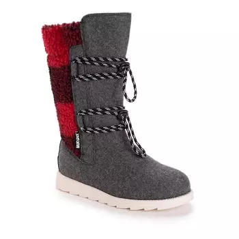 MUK LUKS Dinah Женские водонепроницаемые зимние ботинки, цвет Dark Gray