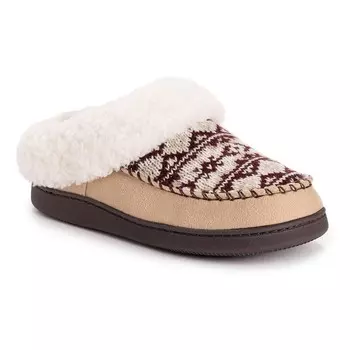 МУК ЛУКС Минерва Женские тапочки MUK LUKS, цвет Tan Cranberry
