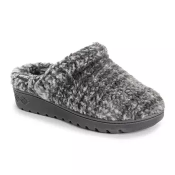 MUK LUKS Quianna Lynn Темно-серые женские сабо в клетку, цвет Charcoal Plaid