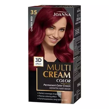 Мульти крем-краска для волос Joanna, цвет 35 cherry red