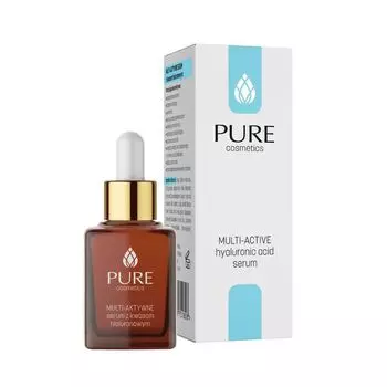 Мультиактивная сыворотка для лица с гиалуроновой кислотой, 30 мл Pure Cosmetics