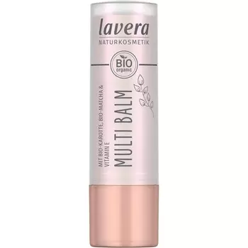 Мультибальзам Cloudy Pink 02 для глаз, губ или щек - интенсивный цвет Lavera