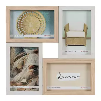 Мультифоторамка 4 фото Швеция El Corte Ingls, естественный