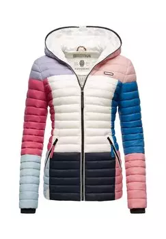 Мультикультурная стеганая куртка NAVAHOO, цвет Multicolour Dark