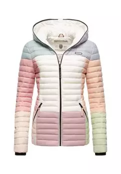 Мультикультурная стеганая куртка NAVAHOO, цвет Multicolour Pastel