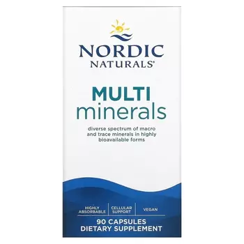 Мультиминералы Nordic Naturals, 90 капсул