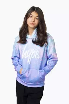 Мультипастельная толстовка с принтом тай-дай Hype, мультиколор