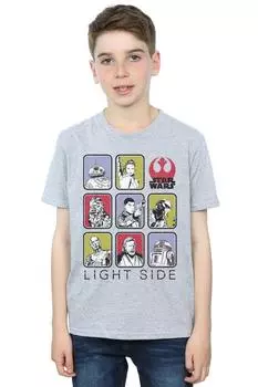 Мультиперсонажная футболка «Последние джедаи» Star Wars, серый
