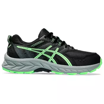 Мультиспортивная обувь Asics Kid's Pre Venture 9 GS, цвет Black/Illuminate Green