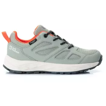 Мультиспортивная обувь Jack Wolfskin Kid's Woodland 2 Texapore Low, цвет Mint Leaf