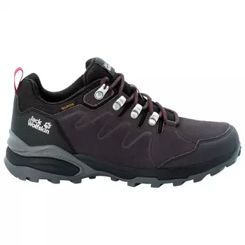 Мультиспортивная обувь Jack Wolfskin Women's Refugio Texapore Low, цвет Dark Steel/Purple