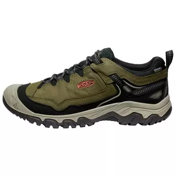 Мультиспортивная обувь Keen Targhee IV WP Wide, цвет Dark Olive/Gold Flame