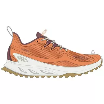 Мультиспортивная обувь Keen Women's Zionic WP, цвет Tangerine/Star White