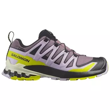 Мультиспортивная обувь Salomon Women's XA Pro 3D V9 GTX, цвет Moonscape/Orchid Petal/Sulphur Spring