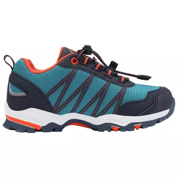 Мультиспортивная обувь Trollkids Kids Trolltunga Hiker Low, цвет Atlantic Blue/Dark Navy/Glow Orange