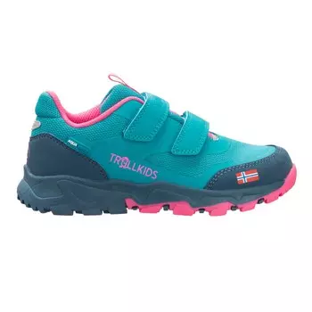 Мультиспортивная обувь Trollkids Preikestolen Hiker, цвет Dark Turquoise/Light Magenta