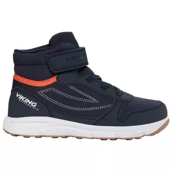 Мультиспортивная обувь Viking Kid's Hovet Mid WP, цвет Navy/Orange