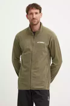 Мультиспортивная толстовка adidas TERREX, зеленый