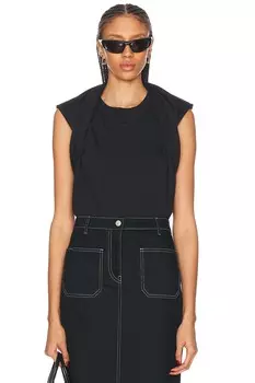 Мультистильная майка Courreges, черный