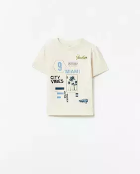 Мультитехническая футболка Miami Sfera, белый