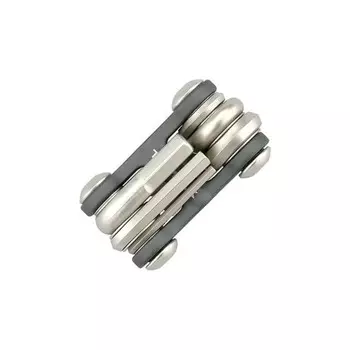 Мультитул Mini 6 Миниинструмент TOPEAK, черный / серебристый / серебристый