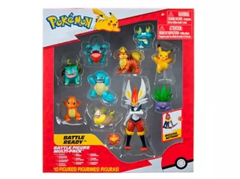 Мультиупаковка Bizak Pokemon из 10 фигурок, подарочная упаковка из 10 фигурок с невероятной отделкой (63220244) Inna marka