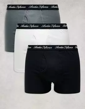 Мультиупаковка набор из 3 боксеров в мульти Another Influence