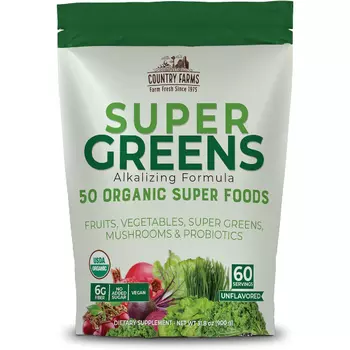Мультивитамин Country Farms Super Greens Natural Flavor, 310мл