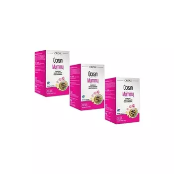 Мультивитамин Омега-3 Ocean Mummy, 3 упаковки по 30 капсул