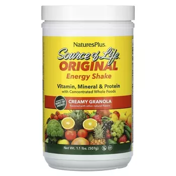 Мультивитаминная добавка NaturesPlus Source of Life Creamy Granola, 507 г