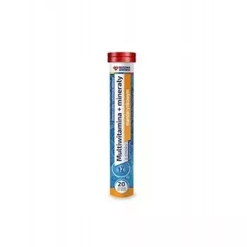 Мультивитаминные минералы 20 шипучих таблеток Rodzina Zdrowia