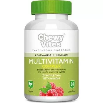 Мультивитаминный комплекс Vican для взрослых - 60 желейных конфет Chewy Vites