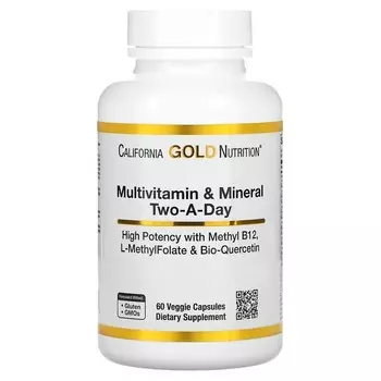 Мультивитамины California Gold Nutrition, 60 капсул