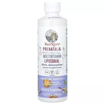 Мультивитамины для дородового и послеродового периода, апельсин и ваниль, 450 мл (15,22 жидких унции) Maryruth'S
