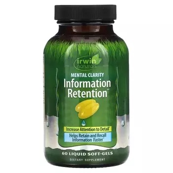 Мультивитамины Irwin Naturals Metal Clarity Information Retention, 60 капсул