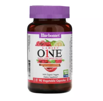 Мультивитамины Ladies ONE 90 капсул Bluebonnet Nutrition