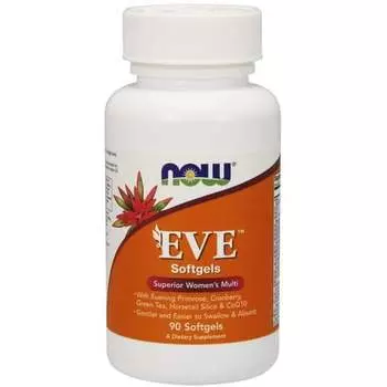 Мультивитамины Now Foods, Eve для нее, 90 капсул. Гель.